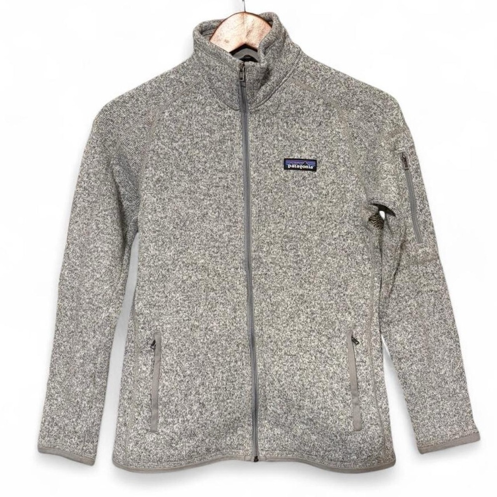 Patagonia Gray Better Sweater full zip XS Outdoors Warm Cozy Workout Sporty Warm
